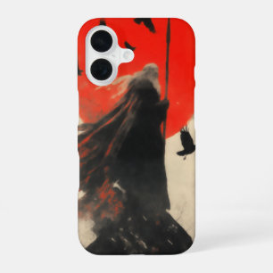 Para iPhone 16 Funda de teléfono mágica de la polilla lunar