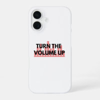 Funda de teléfono minimalista Sube el Volumen