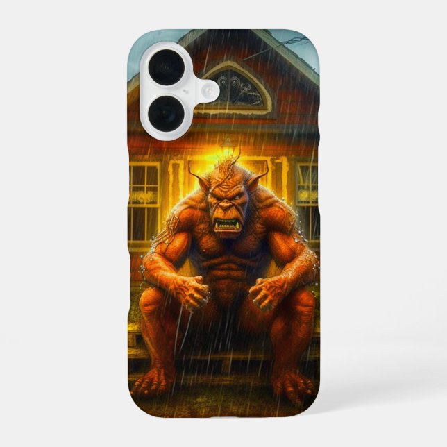 Para iPhone 16 Funda de teléfono monstruo (Reverso )