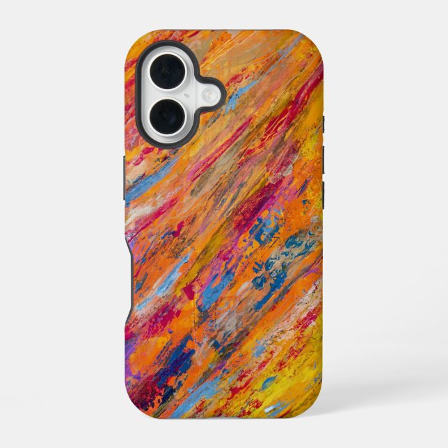 Para iPhone 16 Funda de teléfono - multicolor - estampada (Reverso )