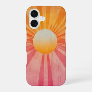 Para iPhone 16 Funda de teléfono Peach Radiance