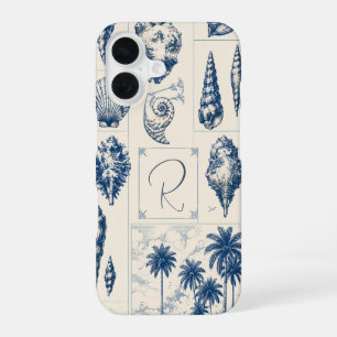 Para iPhone 16 Funda de teléfono personalizada de conchas marinas