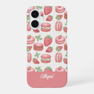 Para iPhone 16 Funda de teléfono personalizada de fresa