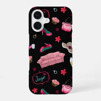 Para iPhone 16 Funda de teléfono sonriente y elegante