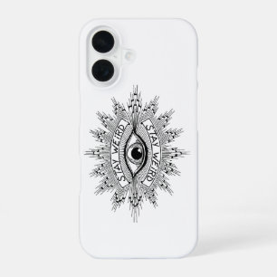 Para iPhone 16 Funda de teléfono Stay Weird