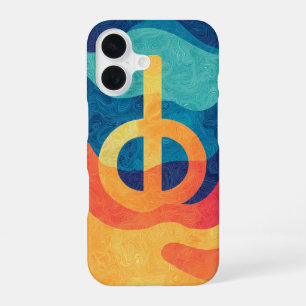 Para iPhone 16 Funda de teléfono Sunset Peace Vibe