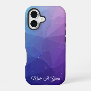 Para iPhone 16 Funda geométrico degradado - Agregar un nombre