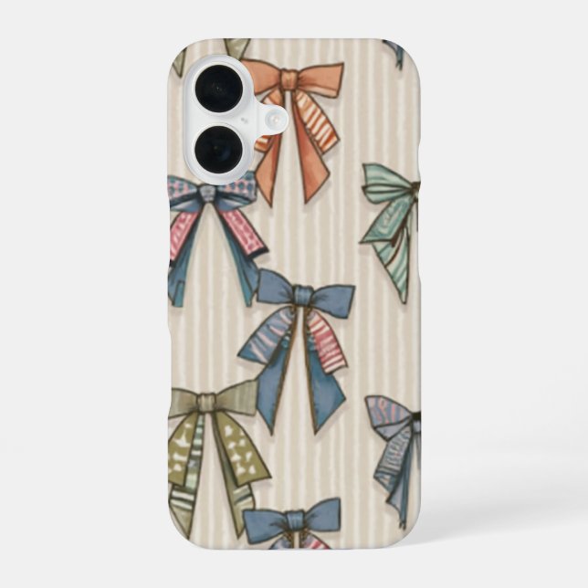 Para iPhone 16 Funda Iphone16 de la cinta de opciones encantadora (Reverso )