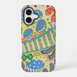 Para iPhone 16 Funda orgánica / amarillo