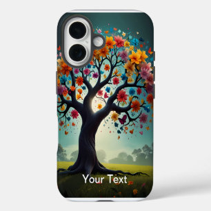 Para iPhone 16 Funda Otterbox Space Flower Blooms Naturaleza y Vi