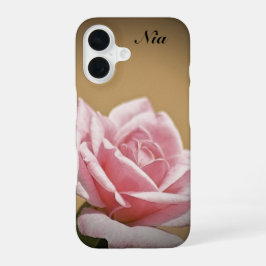 Para iPhone 16 Funda Rosa Rosa Rosa Personalizado-Funda MateiPhon
