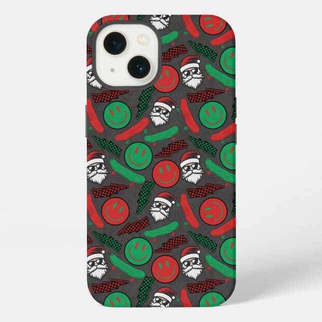 Para iPhone Amigo Jolly Seamless Pattern Cell Funda (Reverso )