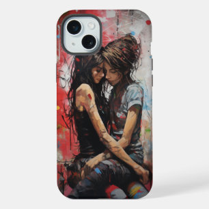 Arte Callejero Colorido - Funda de Teléfono con Gr