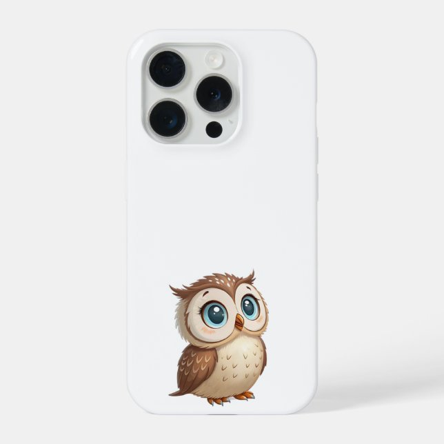 Para iPhone Búho de la Sabiduría – Funda de teléfono eleganteF (Reverso )