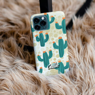 Para iPhone 16 Pro Cactus de Arena del Desierto - Funda de Teléfono A