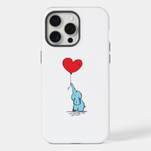 calcomanía de elefante lindo , funda de teléfono