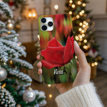 Capucha de rosa de alta poli - Funda de teléfono g