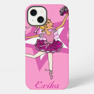 Chica bailarina rosa pelo rubio nombre funda