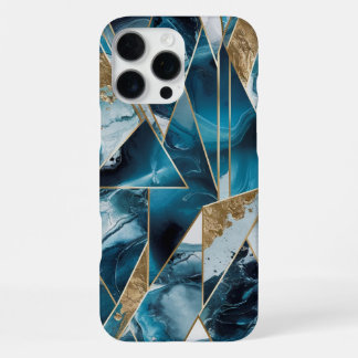 Para iPhone 16 Pro Max Copper elegante | Opulento femenino Funda de oro V