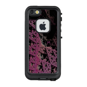 FRÄ’ De LifeProof Para iPhone SE/5/5s Monograma 3D Fractal Geek Funda personalizado 2