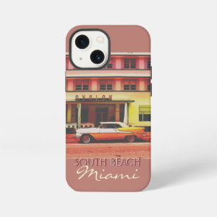 Para iPhone 13 Mini Distrito Art Déco South Beach Miami Funda de teléf
