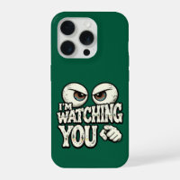 Divertido funda de teléfono de ojos retro "TE ESTO