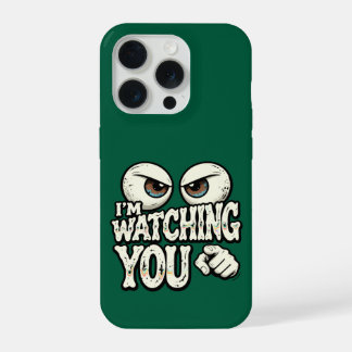 Divertido funda de teléfono de ojos retro "TE ESTO