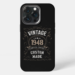 Para iPhone 13 Pro Edición Limitada Vintage 1948 Funda Hecha a Medida