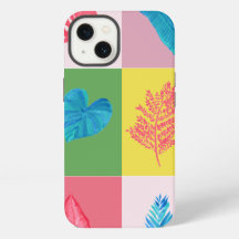Elegante Funda de patrón floral de color de agua r