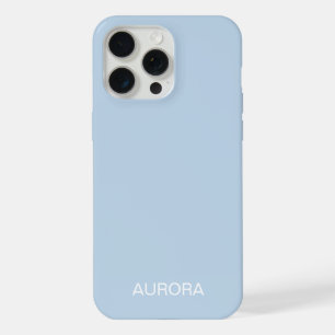 Elegante funda de teléfono personalizada con nombr