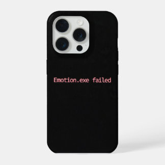 Emotion.exe Falló Funda de teléfono minimalista Hu