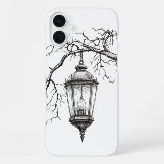 Para iPhone 16 Plus Estética de lámpara de calle vintage | Funda de te