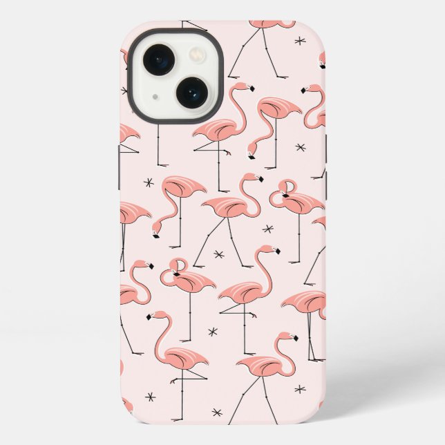 Para iPhone Flamingos Pink iPad Mini funda (Reverso )