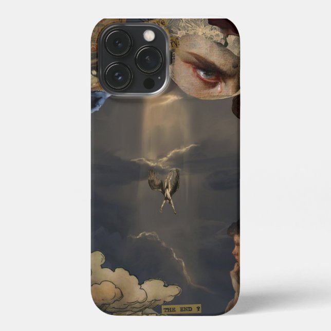 Para iPhone Funda 13 Pro Max - Elegía Celestial (Reverso )