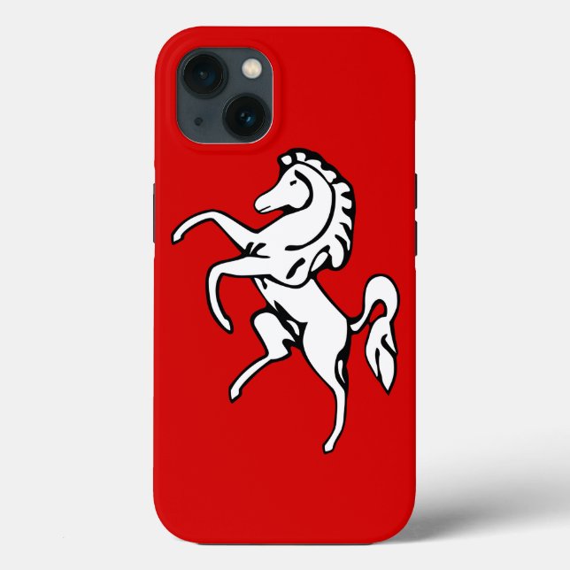 Para iPhone Funda Apple Case-Mate patriótica, bandera de Kent  (Reverso )