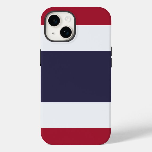 Para iPhone Funda Apple Case-Mate Patriótica, Bandera de Taila (Reverso )