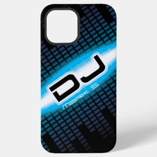 Para iPhone 12 Pro Max Funda azul DJ Modern Sky (diagonal)