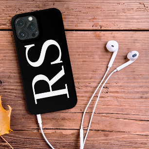 Para iPhone 13 Funda Case-Mate con monograma de iniciales minimal