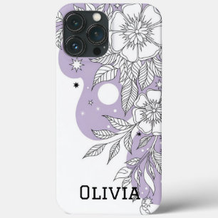 Para iPhone 13 Pro Max Funda Case-Mate de florales simples y elegantes pa