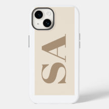Funda Case-Mate de moda en Blanco Antiguo con Mono