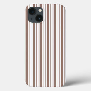 Para iPhone 13 Funda Case-Mate iPho de rayas de caramelo marrón t