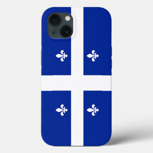 Funda de Apple Patriótico-Mate, bandera de Quebec