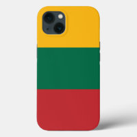 Funda de Apple Patriótico Mate, bandera lituana