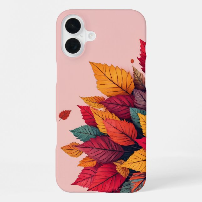 Para iPhone Funda de arte inspirado en el otoño (Reverso )