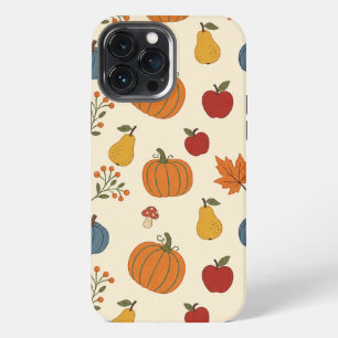 Para iPhone 13 Pro Max Funda de Calabazas de Cosecha de Otoño Frutas Patr