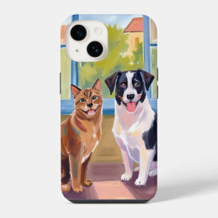 Para iPhone 14 Funda de Día Internacional del Animal Sin Hogar