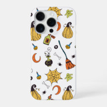 Funda de Halloween Boo amarilla y verde linda