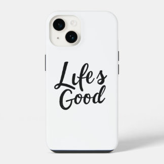 Para iPhone 14 Funda de I-Phone Life's Good