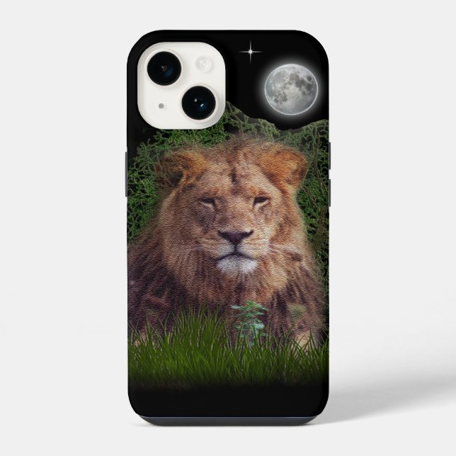 Para iPhone Funda de Lion Phone 14 (Reverso )