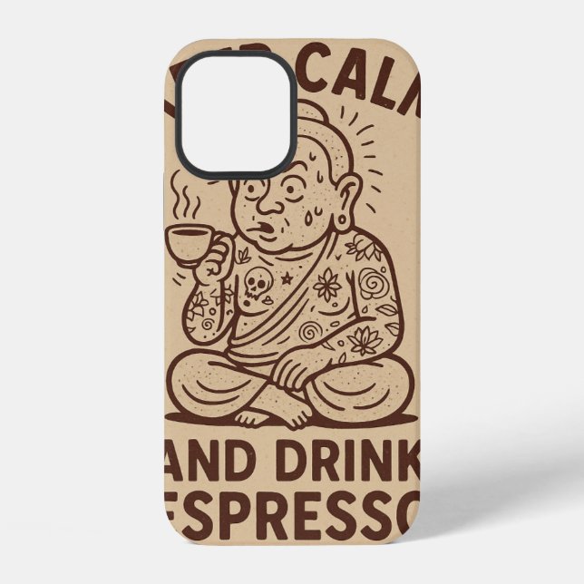 Para iPhone Funda de llamadas cafeinado (Reverso )